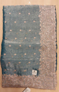 Georget silk Embroidery saree