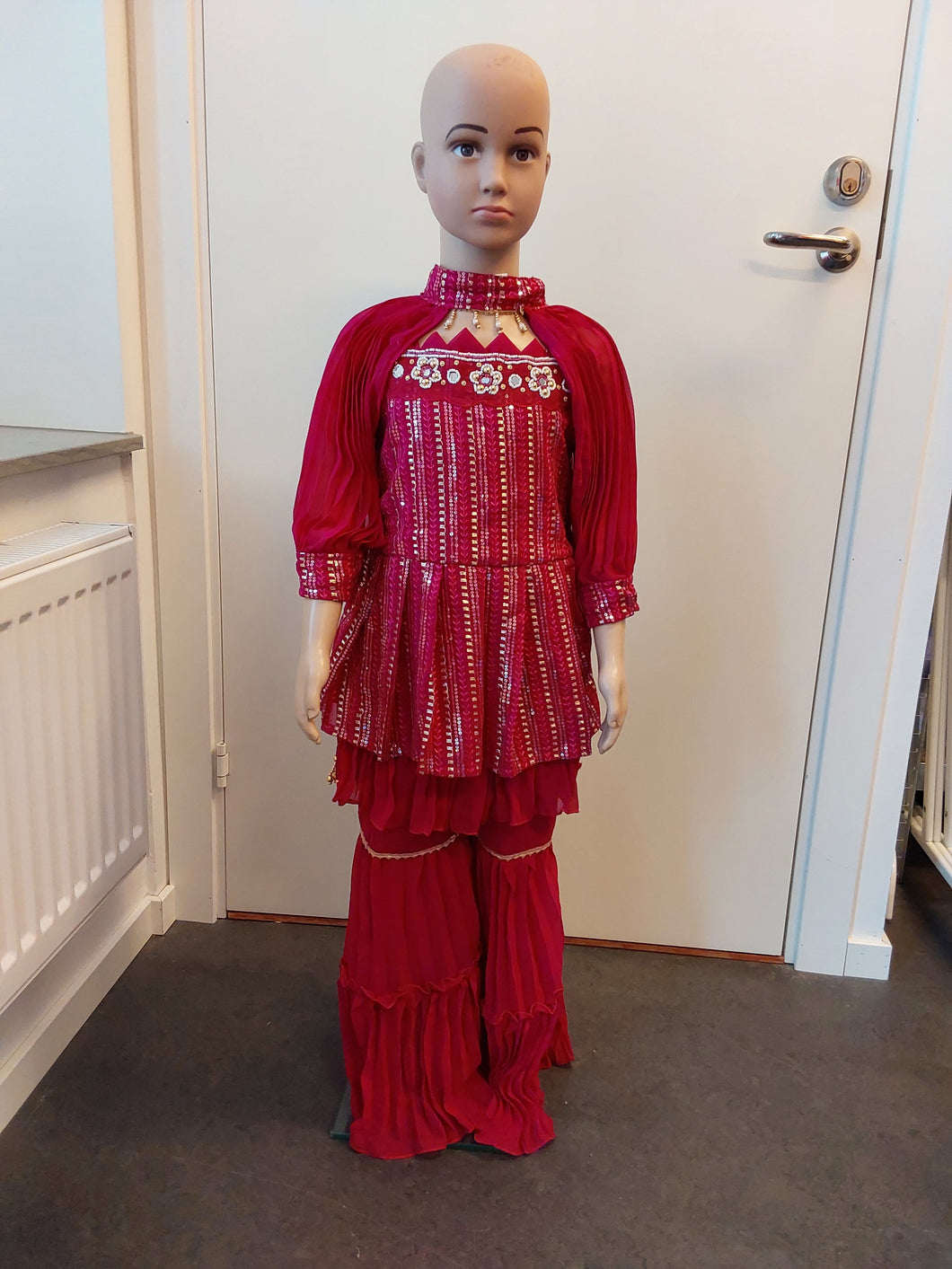 Party Wear Kurta Sharara Set with Dupatta