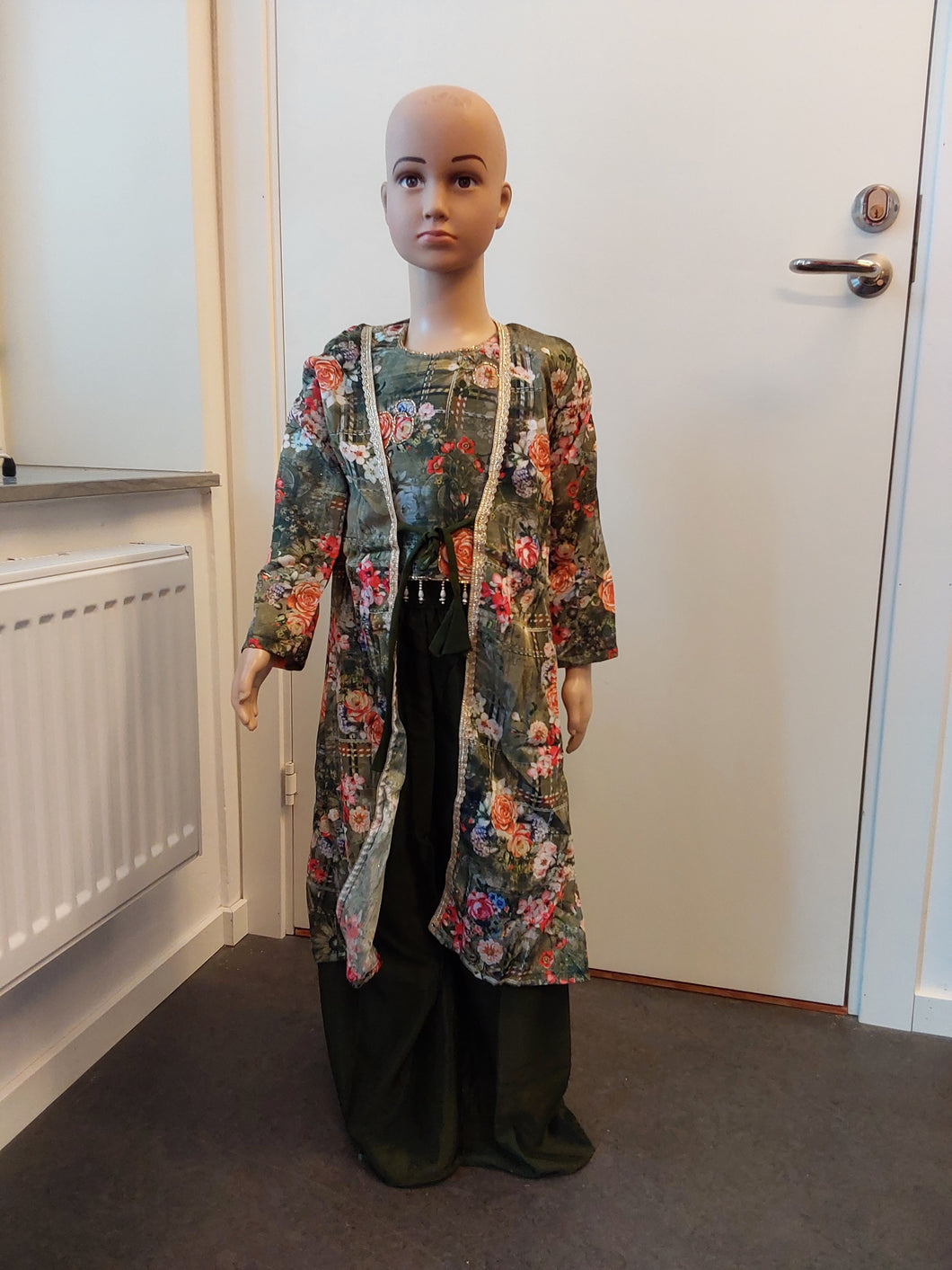 Party Wear Kurta Sharara Set with coat