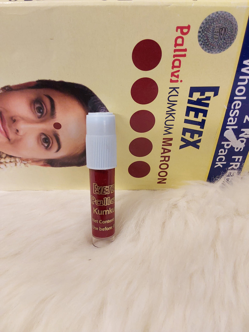 Eyetex Pallavi kumkum (Maroon colour)