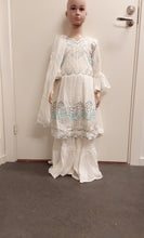 Load image into Gallery viewer, White  color kids sharara set
