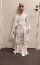 Load image into Gallery viewer, White  color kids sharara set
