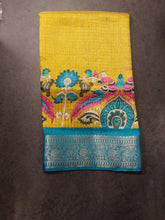 Load image into Gallery viewer, Emrald silk saree

