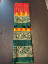 Load image into Gallery viewer, Dola silk Foil print saree
