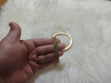 Load image into Gallery viewer, Green coloUr stone bangles

