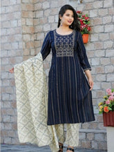 Load image into Gallery viewer, KURTI WITH PENT AND DUPPTA
