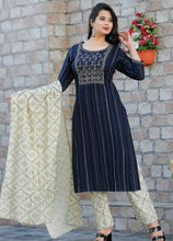 Load image into Gallery viewer, KURTI WITH PENT AND DUPPTA
