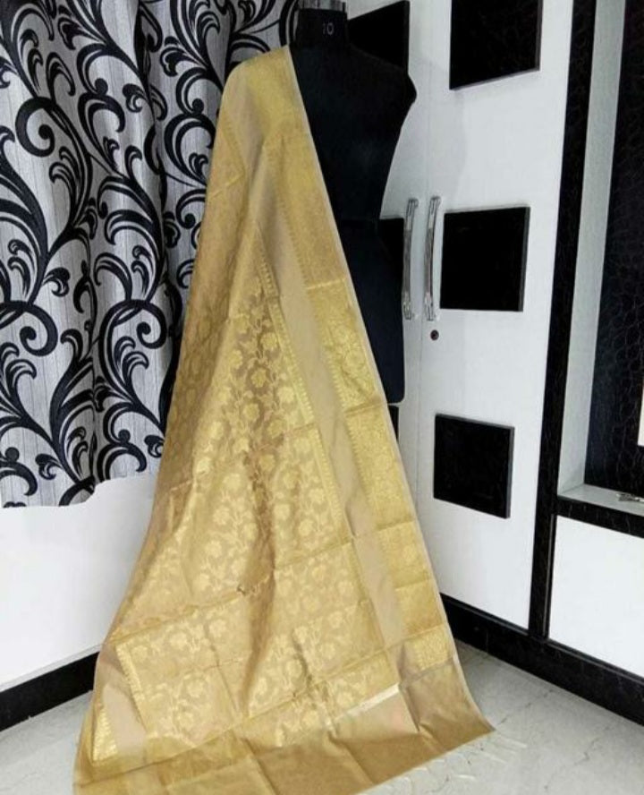 Banarasi cotton silk dupatta